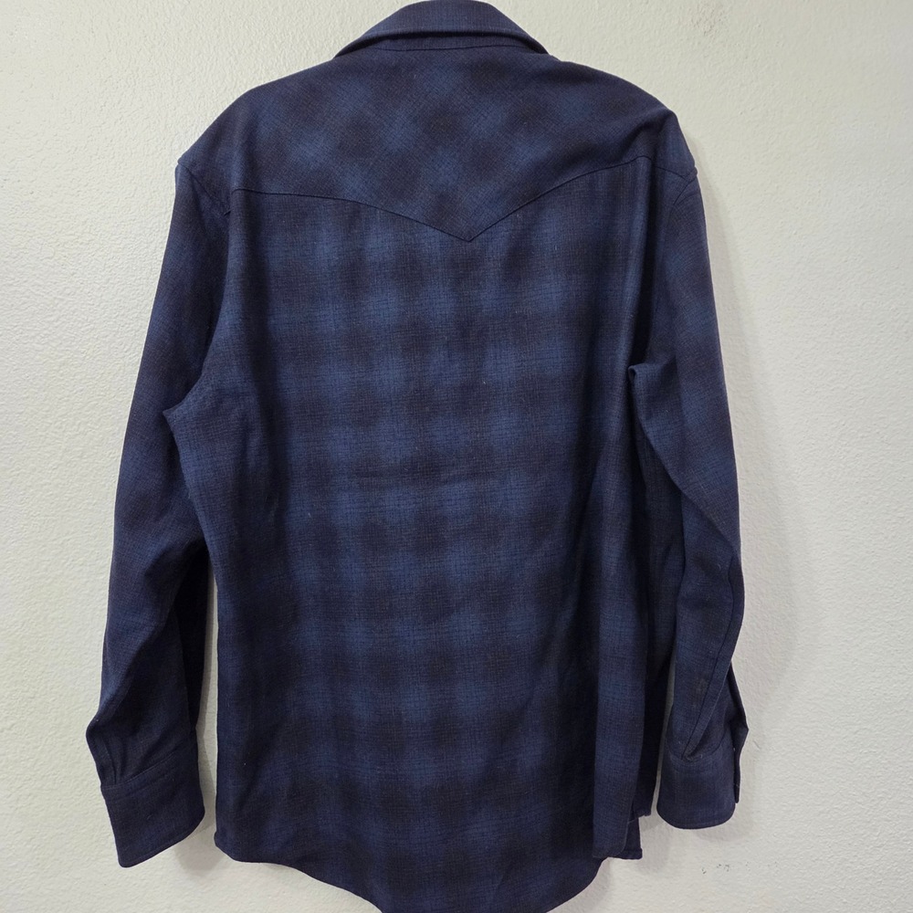 Pendleton Western Wool Snap Button Up Shirt Plaid… - image 2